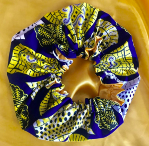 African Print Bonnet
